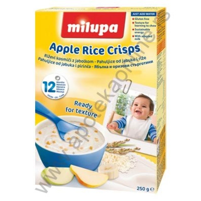 MILUPA CEREALIJE PIRINAČ JABUKA 250g - Online Apoteka MILUPA CEREALIJE PIRINAČ JABUKA 250g